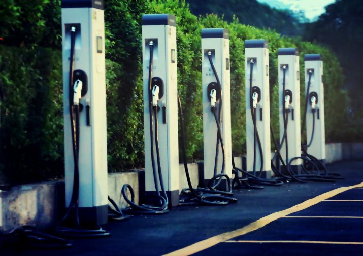 Public EV Charge points using EV charging software