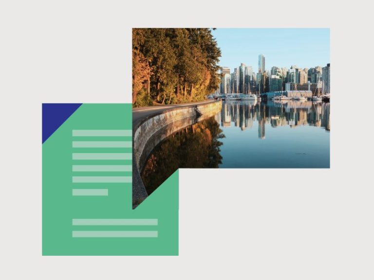 Kent Group Ltd. Kalibrate Canada half year data for 2025 available now. Mobile image showing city view of Vancouver, Canada