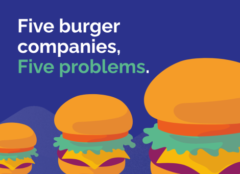 Five burger companies, five problems