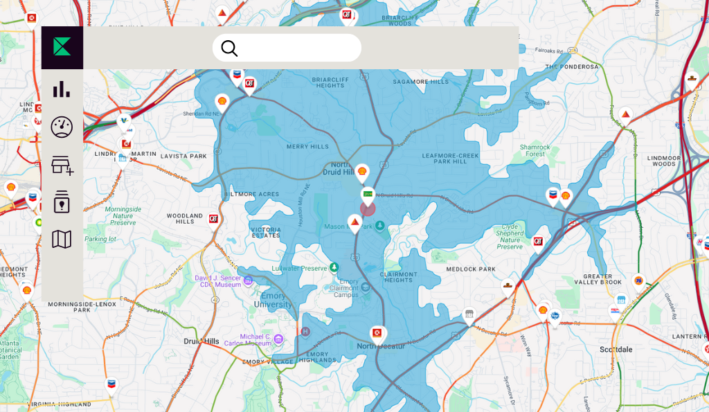 Kalibrate Fuel Planning. Network planning software visual
