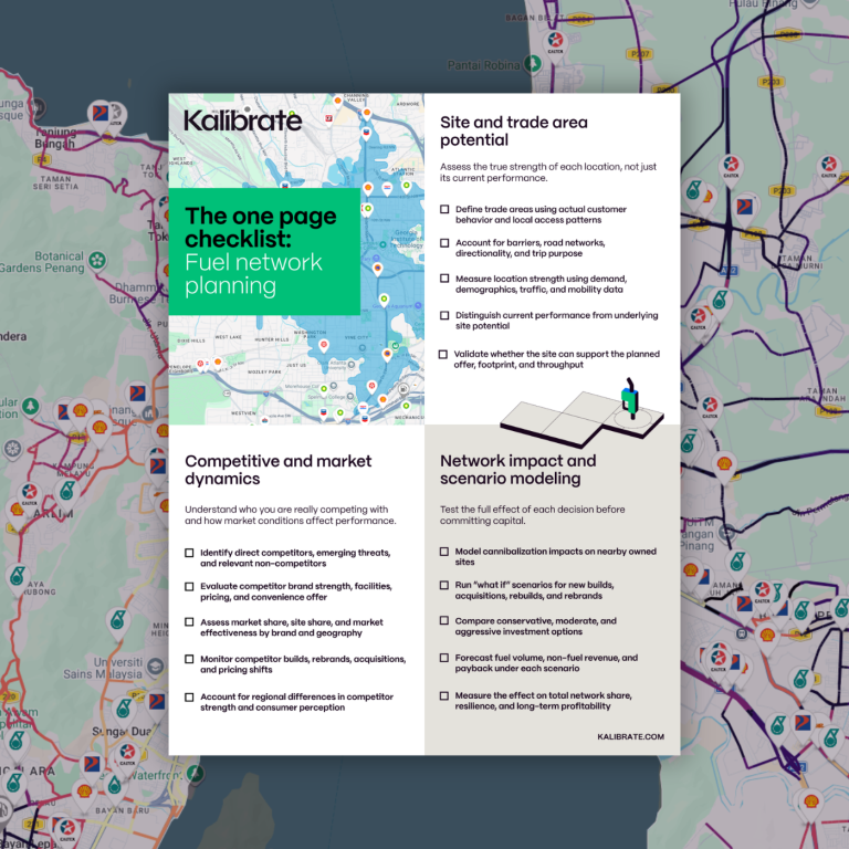 Planning one page checklist