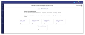 Survey manuals
